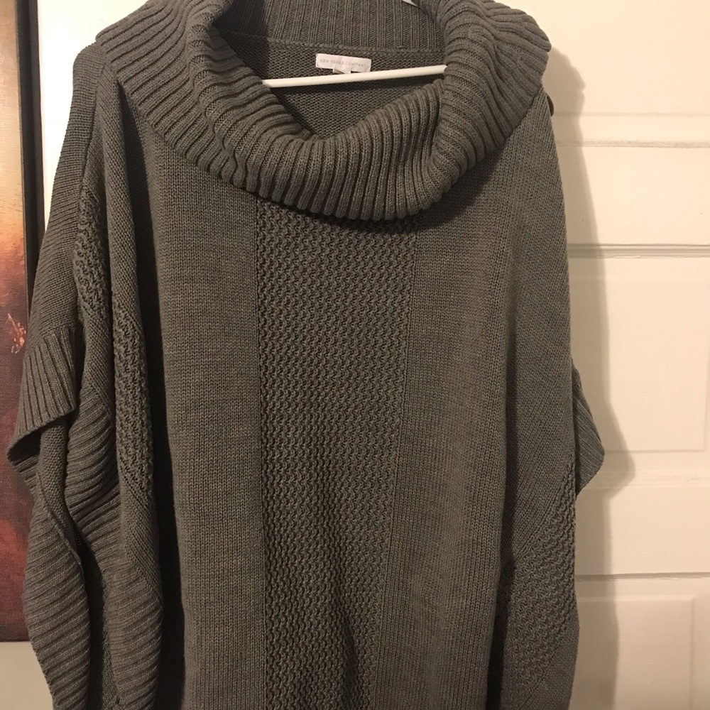 poncho sweater